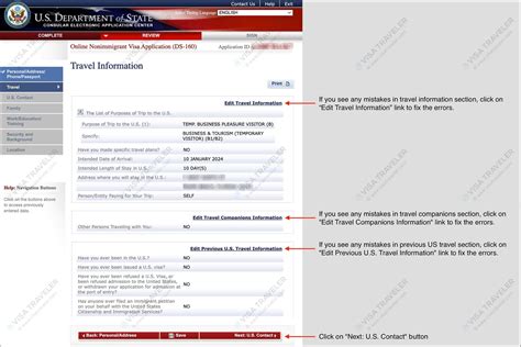 How To Fill Ds 160 Form Online For Us Visa A Step By Step Guide