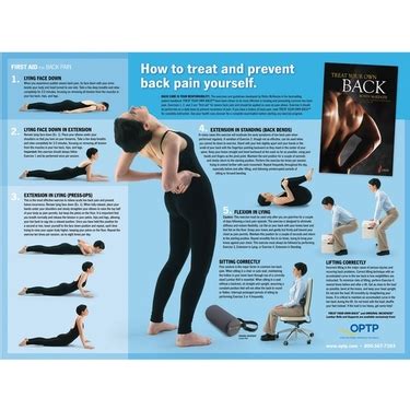 You can do these moves virtually anywhere to strengthen your back and core and support your lower back. McKenzie Exercise Poster | McKenzie Method | OPTP