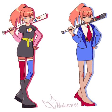 Kyoko River City Girls Costume Redesign By Bluekuniverse On Deviantart