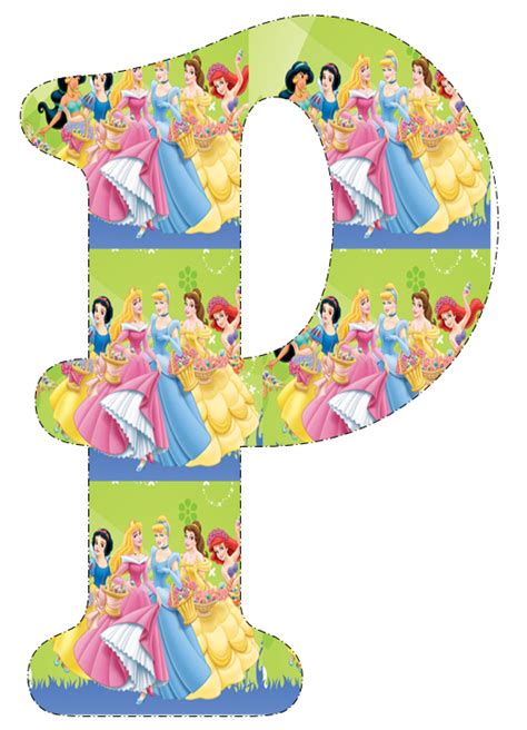 Princess Letters Clip Art Library