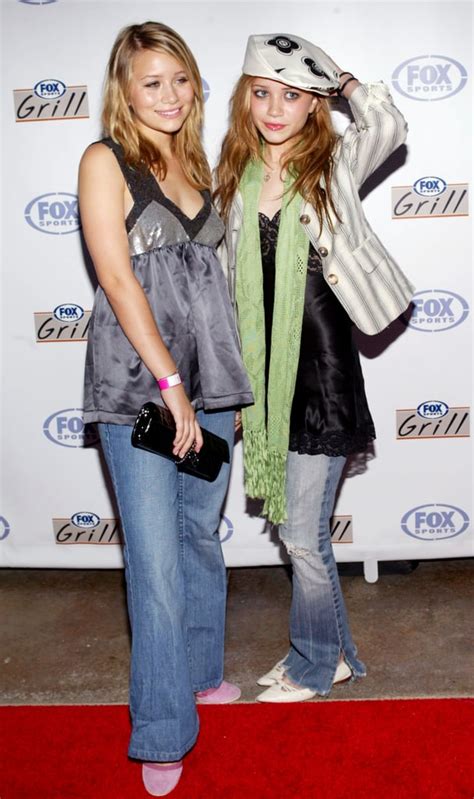 Ashley And Mary Kate Olsen Both Wore The Jeans To An Event In 2003
