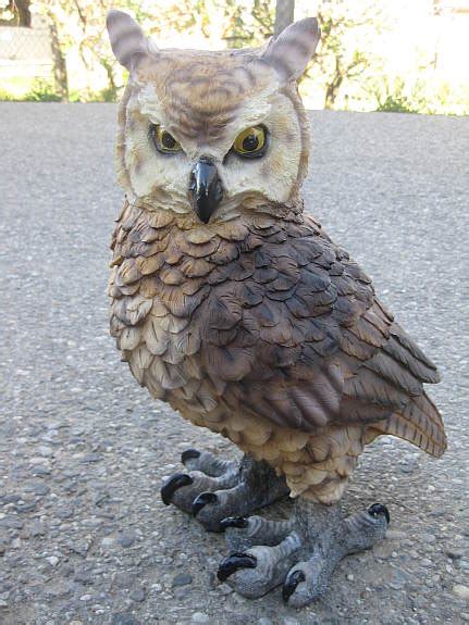 Zwerge igel und eulen deko figuren fur den garten frank. Eule Uhu Deko Vogel H:42 cm Polyresin Außenfigur Dekofigur ...