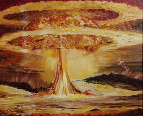 Nuclear Explosion Painting By Ruslan Melenco Saatchi Art