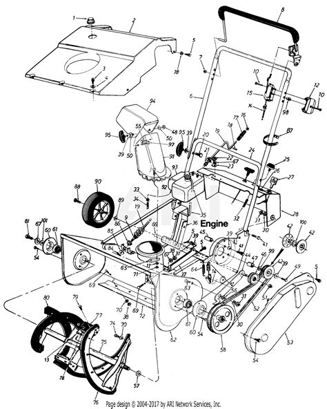 Mtd Mtd Mdl 310 180 327 Parts Diagram For Parts