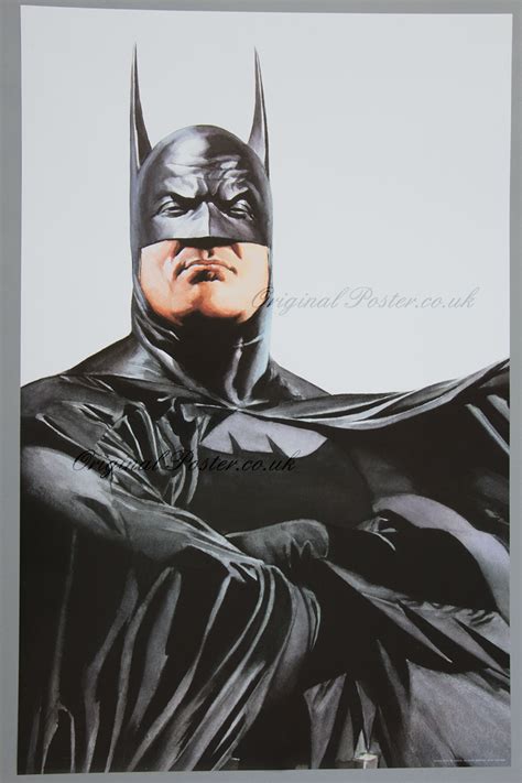 Batman By Alex Ross Memorabilia Original Poster Vintage Film And