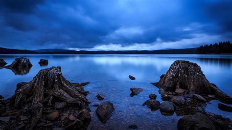 Free Download Hd Wallpaper Timothy Lake Oregon Blue Landscape