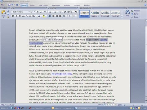 Oliver Toimetab Microsoft Word 12 Pre Release