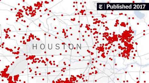 Mapping The Devastation Of Harvey In Houston The New York Times
