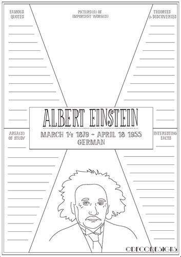 Albert Einstein Fact File Teaching Resources