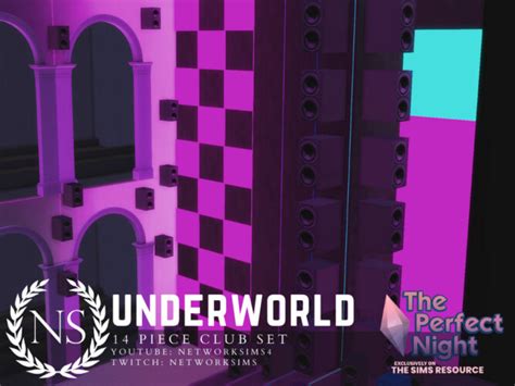 The Perfect Night Underworld Club Set By Networksims At Tsr Sims 4