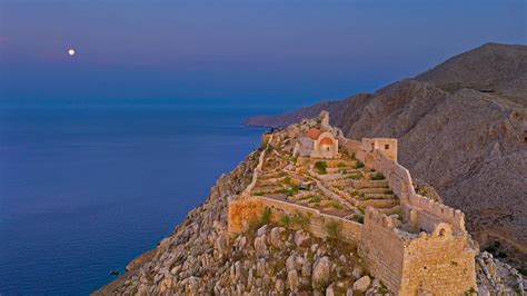 Bing Image Castle Ruins On The Island Of Halki Greece Bing