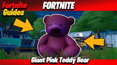 Fortnite Carry A Giant Pink Teddy Bear Found In Risky Reels 100 Meters