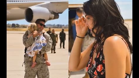 🔴soldiers coming home [most emotional] military dad surprises daughters youtube
