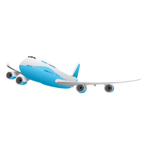 Airplane silhouette, vektor, vehicle, transport, air travel png. Flying glossy airplane - Transparent PNG & SVG vector file