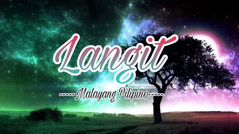 Langit Malayang Pilipino Minus One Videoke Karaoke Instrumental