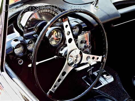 Corvette Dashboard Steering Wheel Photograph 1960 Chevrolet Etsy