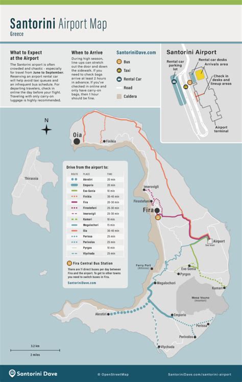 Maps Of Santorini Hotels Towns Beaches Hikes Ferry Port