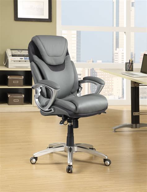 You can add on a headrest and an extendable foot. Serta Air Health and Wellness Executive Office Chair ...