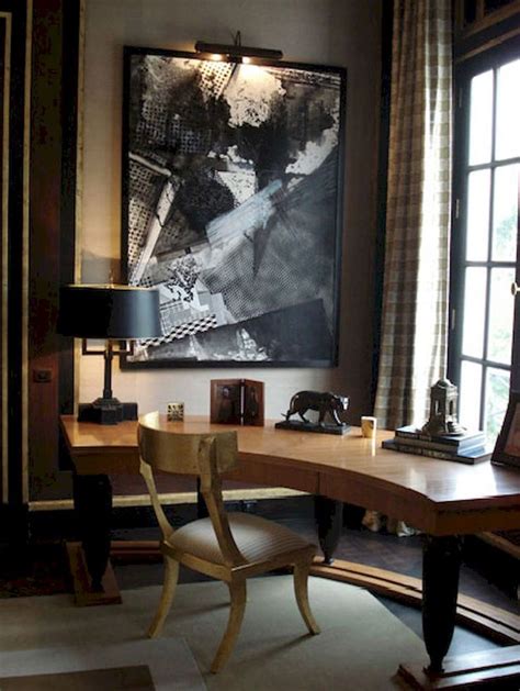 Nice 60 Dramatic And Masculine Home Office Decor Ideas Homstuff