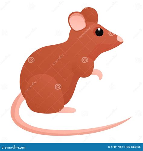 Animal Rat Icon Cartoon Style Stock Vector Illustration Of Pest
