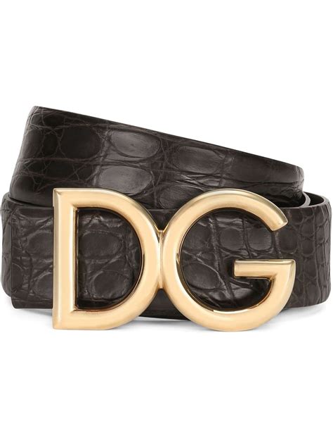 Dolce Gabbana Logo Buckle Belt Farfetch
