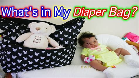 Whats In My Diaper Bag For Silicone Baby Dolls Reborn Baby Dolls