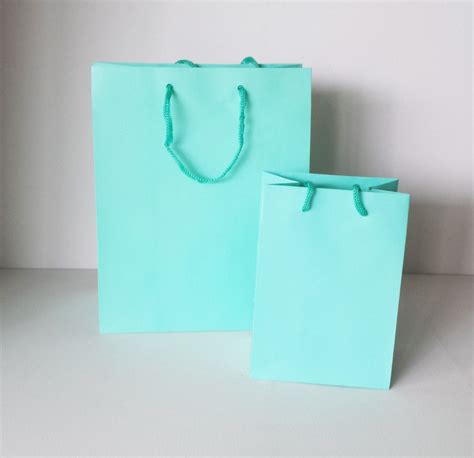 Turquoise Gift Bagteal Favor Bagsaqua Baggift Ideawedding