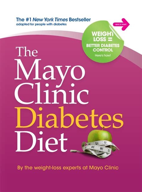 Mayo clinic does not endorse any of the third party products and services advertised. "The Mayo Clinic Diabetes Diet"