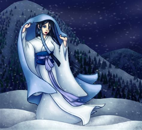 Yuki Onna The Snow Woman By Ah Kaziya On Deviantart