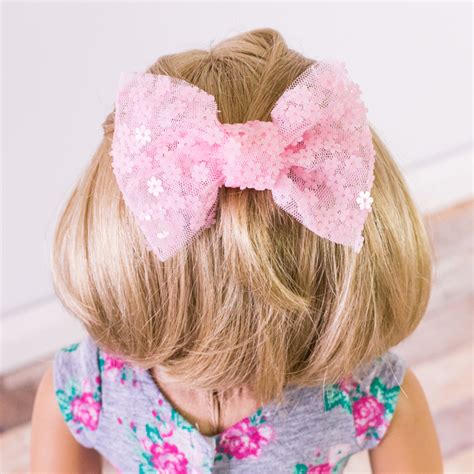 Sequin Hair Bow Pattern For 18 Inch Dolls