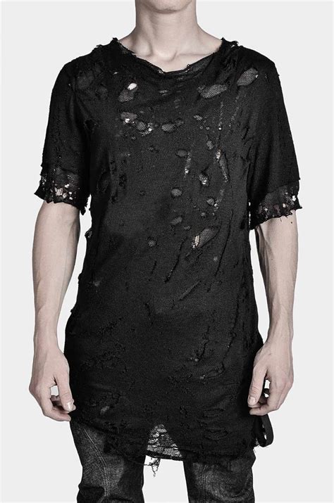 Torn Distressed Knit T Shirt Distressed T Shirt Ideas Of Distressed