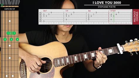 Tony's daughter claims she loves him 3000. I Love You 3000 Guitar Cover Stephanie Poetri 🎸|Tabs ...