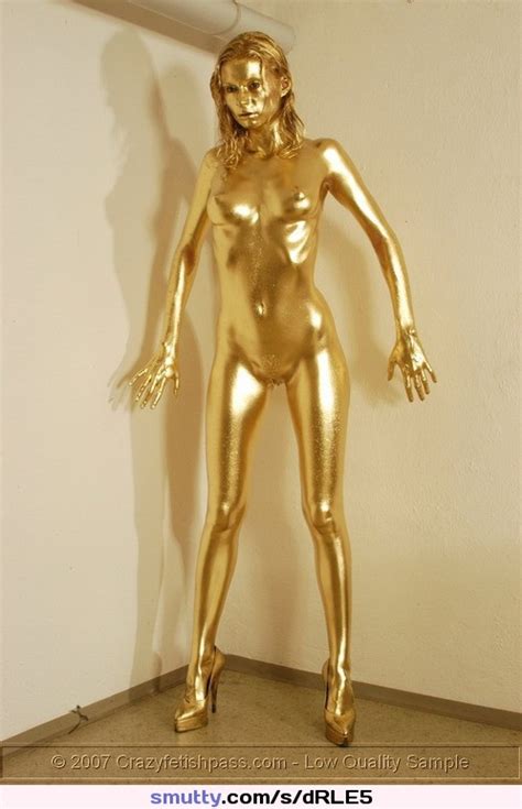 Gold Silver Body Paint