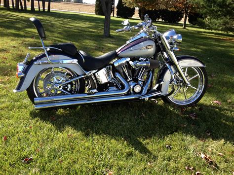 Go to garage to save motorcycle or select a different one. 2009 Harley-Davidson® FLSTN Softail® Deluxe (Purple and ...