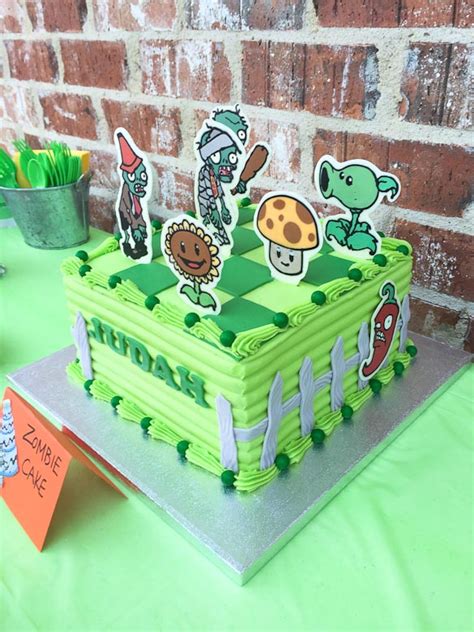 A Fun Filled Plants Vs Zombies Birthday Party Plantcian