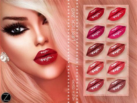 Lipstick Z49 By Zenx At Tsr Sims 4 Updates