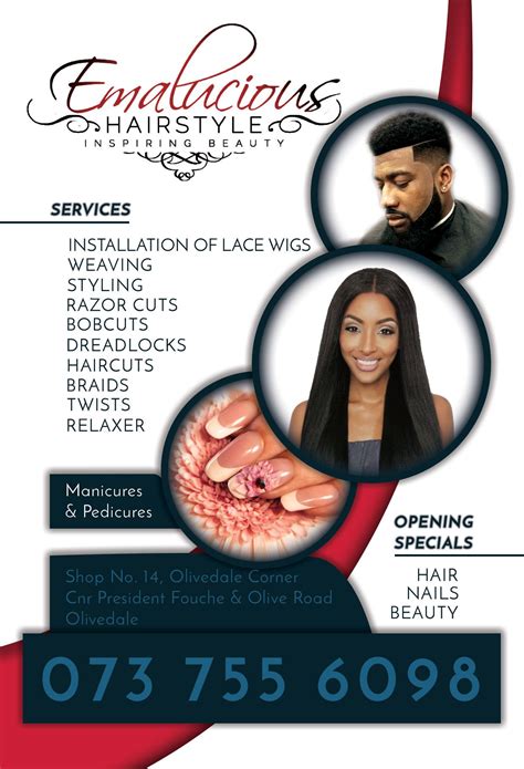 Gents hair salon banner design. Flyer design of an African Hair and beauty salon. Designed ...