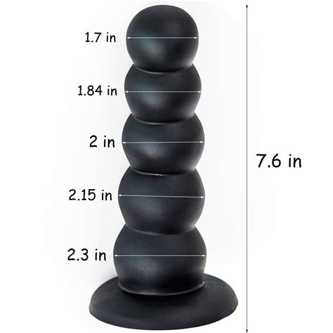 Silicone Huge Big Butt Plug Large Anal Dildo Suction Cup Sex Toys For Women Men Ebay