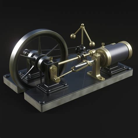 Steam Engine Model Turbosquid 1439782