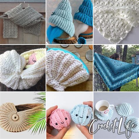 14 Stunning Sea Shell Crochet Patterns Crochet Life
