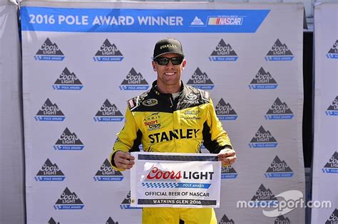 Share all sharing options for: Carl Edwards snags pole position from Larson at Watkins Glen