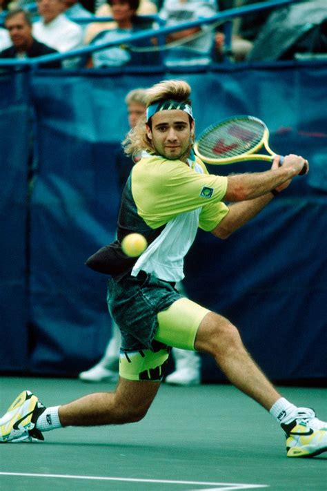Photos Open Lens Us Open Fashion Through The Years Andre Agassi