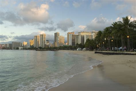 Free Stock Photo Of Scenic View Of Waikiki Waterfront And Beach