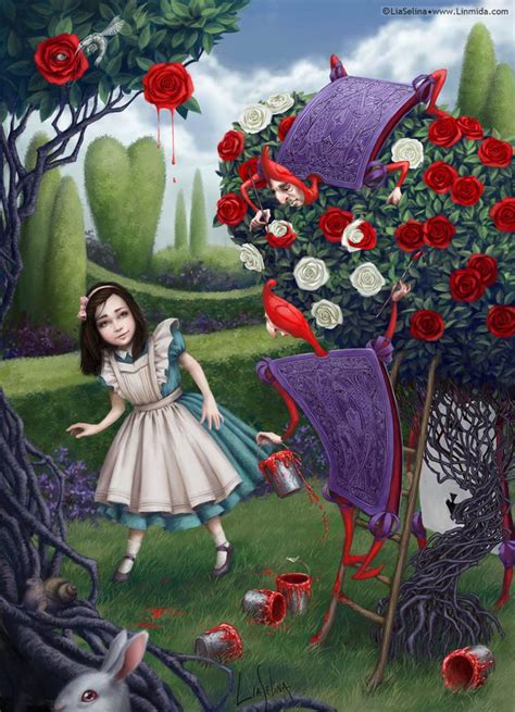 Alice And Gardeners By Liaselina On Deviantart Alice Wonderland