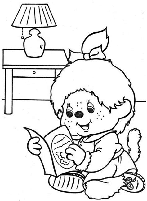 Monchhichi coloring page~ | Coloring books, Coloring pages, Coloring