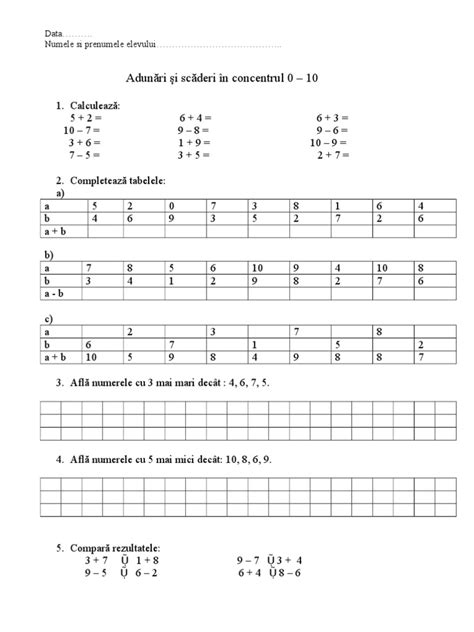 72885205 Fisa Clasa 1 Adunari Si Scaderi 0 10