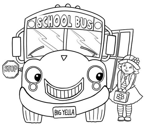 These printable activities are an extension of the back to school theme, with links to related lesson plans, crafts and activities for daycare, preschoolers and kindergarten. Little Girl And School Bus On First Day Of School Coloring ...