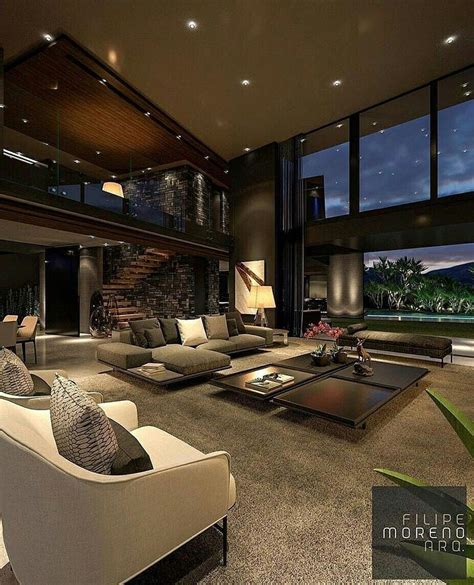 Amazing Living Room Decor Architecture House Luxury Homes Dream