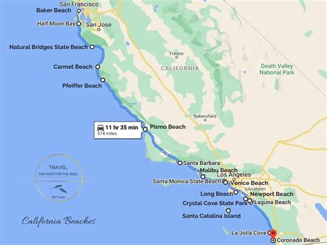 The Ultimate Guide To California Beaches Travel The Food For The Soul