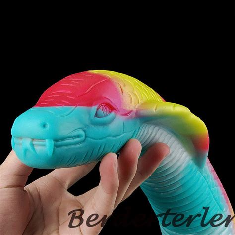Realistic Cobra Dildo Giant Fantasy Monster Butt Plug Soft Silicone Anal Sex Toy Ebay